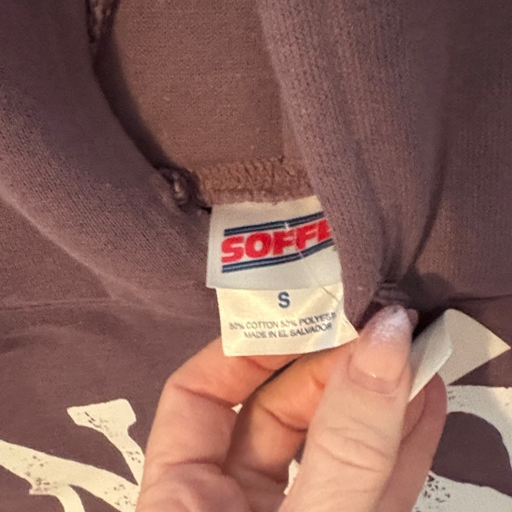 Soffe Lavender Graphic Hoodie - Picture 2 of 2